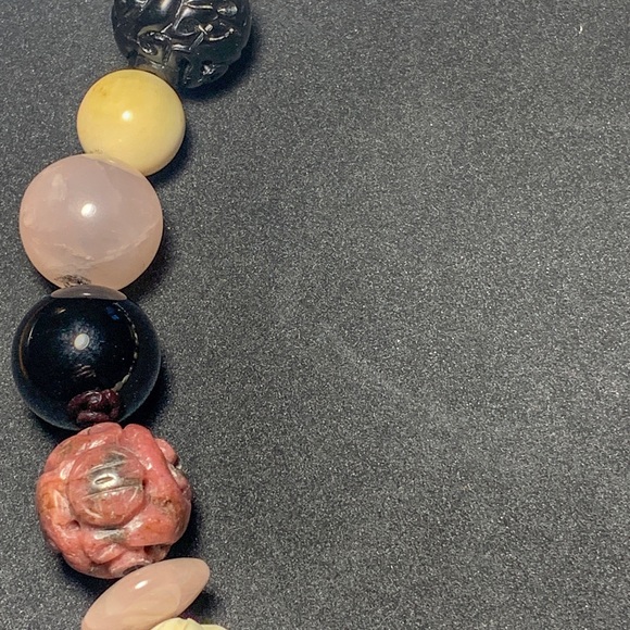 Antique hand carved Chinese luck Necklace - Picture 4 of 7